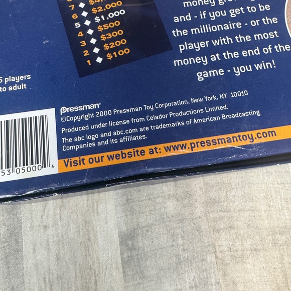 Who Wants To Be A Millionaire Board Game Pressman 2000 98% Complete READ - Picture 4 of 6